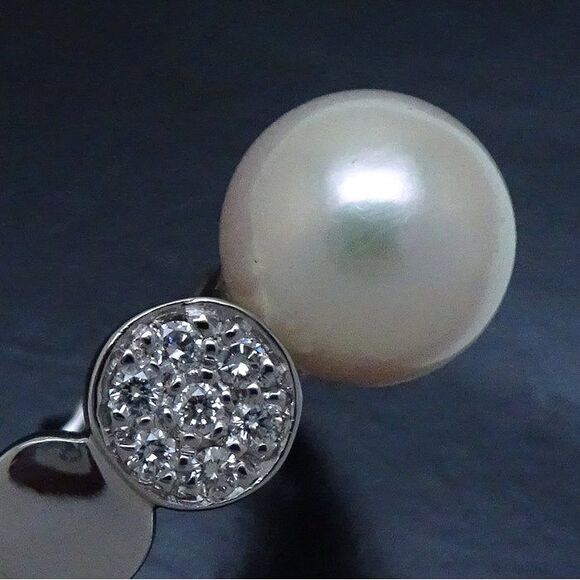 Piaget Pearl Diamond Ring K18WG White Gold - Picture 6 of 6